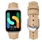 For Samsung Galaxy Fit3 Slim Genuine Leather Watch Band(Camel) - 3