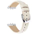 For Samsung Galaxy Fit3 Slim Genuine Leather Watch Band(Apricot) - 2