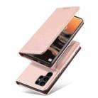 For Samsung Galaxy S23+ 5G Magnetism Skin Feel Card Holder Leather Phone Case(Rose Gold) - 2