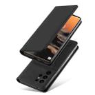 For Samsung Galaxy S23+ 5G Magnetism Skin Feel Card Holder Leather Phone Case(black) - 2