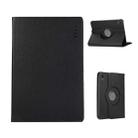 For iPad mini 2024 / mini 6 ENKAY 360 Degree Rotation Litchi Leather Smart Tablet Case(Black) - 1