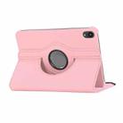 For iPad mini 2024 / mini 6 ENKAY 360 Degree Rotation Litchi Leather Smart Tablet Case(Pink) - 2