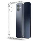 For Samsung Galaxy A06  4G / 5G NORTHJO 2 in 1 TPU Airbag Shockproof Phone Case with Screen Film(Clear) - 2