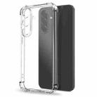 For Samsung Galaxy A36 5G NORTHJO 2 in 1 TPU Airbag Shockproof Phone Case with Screen Film(Clear) - 2
