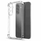 For Samsung Galaxy A56 5G NORTHJO 2 in 1 TPU Airbag Shockproof Phone Case with Screen Film(Clear) - 2