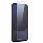 For Samsung Galaxy S24 FE 5G NORTHJO 2 in 1 TPU Airbag Shockproof Phone Case with Screen Film(Clear) - 3