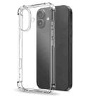 For iPhone 16 Plus NORTHJO 2 in 1 TPU Airbag Shockproof Phone Case with Screen Film(Clear) - 2