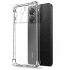 For Redmi Note 14 4G 163.25mm NORTHJO 2 in 1 TPU Airbag Shockproof Phone Case with Screen Film(Clear) - 2