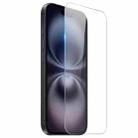For iPhone 16 Plus NORTHJO 3 in 1 TPU Airbag Shockproof Phone Case with Screen Protector Lens Film(Clear) - 3