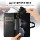 For iPhone 16 Pro Suteni Q-03 Oil Wax Magnetic Clasp Leather Phone Case(Black) - 3