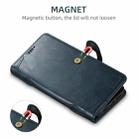 For iPhone 16 Plus Suteni Q-03 Oil Wax Magnetic Clasp Leather Phone Case(Blue) - 2