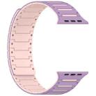 For Apple Watch 46mm / 49mm / 45mm / 44mm Colorful Spirit Piano Soft Magnetic Two-tone Watch Band(Lavender Sand) - 2