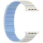 For Apple Watch 42mm / 41mm / 40mm / 38mm Honeycomb Magnetic Watch Band(Antique White Misty Blue) - 2