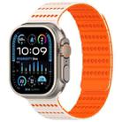 For Apple Watch 42mm / 41mm / 40mm / 38mm Honeycomb Magnetic Watch Band(Starlight Orange) - 1