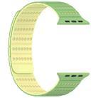 For Apple Watch 46mm / 49mm / 45mm / 44mm Honeycomb Magnetic Watch Band(Official Mint Yellow) - 2