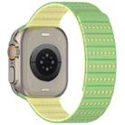 For Apple Watch 46mm / 49mm / 45mm / 44mm Honeycomb Magnetic Watch Band(Official Mint Yellow) - 3