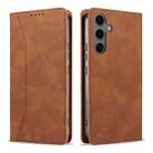 For Samsung Galaxy S24 FE 5G Dreamy Magnetic Dual-fold Calfskin Leather Phone Case(Crown) - 2
