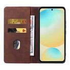For Samsung Galaxy S24 FE 5G Dreamy Magnetic Dual-fold Calfskin Leather Phone Case(Coffee) - 3