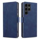 For Samsung Galaxy S24 Ultra 5G Dreamy Magnetic Dual-fold Calfskin Leather Phone Case(Blue) - 2