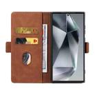 For Samsung Galaxy S24 Ultra 5G Dreamy Magnetic Dual-fold Calfskin Leather Phone Case(Crown) - 3