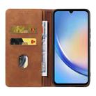 For Samsung Galaxy A34 5G Dreamy Magnetic Dual-fold Calfskin Leather Phone Case(Crown) - 3