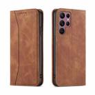 For Samsung Galaxy S23 Ultra 5G Dreamy Magnetic Dual-fold Calfskin Leather Phone Case(Crown) - 2