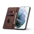 For Samsung Galaxy S23 Ultra 5G Dreamy Magnetic Dual-fold Calfskin Leather Phone Case(Coffee) - 3