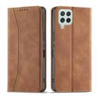 For Samsung Galaxy A22 4G Dreamy Magnetic Dual-fold Calfskin Leather Phone Case(Crown) - 2