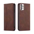 For Samsung Galaxy A53 Dreamy Magnetic Dual-fold Calfskin Leather Phone Case(Coffee) - 2