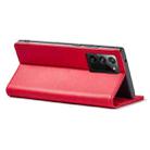 For Samsung Galaxy Note 20 Ultra Dreamy Magnetic Dual-fold Calfskin Leather Phone Case(Red) - 3