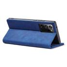 For Samsung Galaxy Note 20 Ultra Dreamy Magnetic Dual-fold Calfskin Leather Phone Case(Blue) - 3