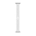 For Apple Watch 42mm / 41mm / 40mm / 38mm Candy Three-bead Magnetic Buckle PC Watch Band(White) - 2