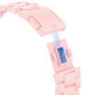 For Apple Watch 42mm / 41mm / 40mm / 38mm Candy Three-bead Magnetic Buckle PC Watch Band(Light Pink) - 3