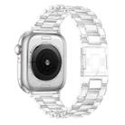 For Apple Watch 42mm / 41mm / 40mm / 38mm Candy Three-bead Magnetic Buckle PC Watch Band(Transparent) - 3