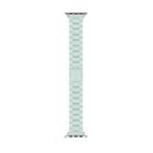 For Apple Watch 46mm / 49mm / 45mm / 44mm Candy Three-bead Magnetic Buckle PC Watch Band(Light Green) - 2