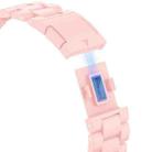 For Samsung Galaxy Watch 7 40mm / 44mm Candy Three Beads Magnetic Buckle Watch Band(Light Pink) - 2
