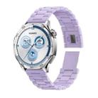 For Samsung Galaxy Watch 7 40mm / 44mm Candy Three Beads Magnetic Buckle Watch Band(Light Purple) - 1