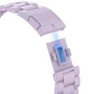 For Samsung Galaxy Watch 7 40mm / 44mm Candy Three Beads Magnetic Buckle Watch Band(Light Purple) - 2