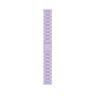 For Samsung Galaxy Watch 7 40mm / 44mm Candy Three Beads Magnetic Buckle Watch Band(Light Purple) - 3