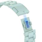 For Samsung Galaxy Watch 7 40mm / 44mm Candy Three Beads Magnetic Buckle Watch Band(Light Green) - 2