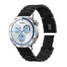 For Samsung Galaxy Watch 7 40mm / 44mm Candy Three Beads Magnetic Buckle Watch Band(Black) - 1
