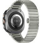 For Samsung Galaxy Watch Ultra 47mm One-bead Butterfly Buckle Stainless Steel Watch Band(Titanium) - 2