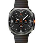 For Samsung Galaxy Watch Ultra 47mm One-bead Butterfly Buckle Stainless Steel Watch Band(Grey) - 3