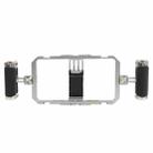 C072 Aluminum Alloy Handheld Smartphone Cage Rig Photography Stabilizer Dual Handle Frame - 1
