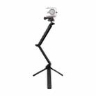 C062 Tri-folding Tripod Sports Camera Mobile Phone Selfie Stand Desktop Fixed Bracket - 2