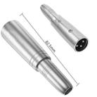 JUNSUNMAY XLR Male to 6.35mm Female Audio Adapter - 2