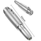 JUNSUNMAY XLR Female to 6.35mm Female Audio Adapter - 2