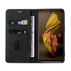 For Sharp Sense7 Wristband Magnetic Leather Phone Case(Black) - 3