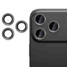 For iPhone 17 Pro Kalebol No Flicker Ultra-Thin Individual Camera Lens Tempered Glass Film(Black) - 1