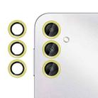 For Samsung Galaxy A14 / A34 Kalebol No Flicker Ultra-Thin Individual Camera Lens Tempered Glass Film(Gold) - 1